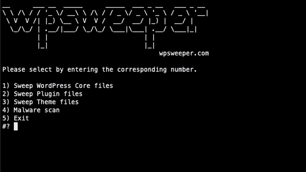 WP Sweeper shell script for cleaning hacked WordPress sites